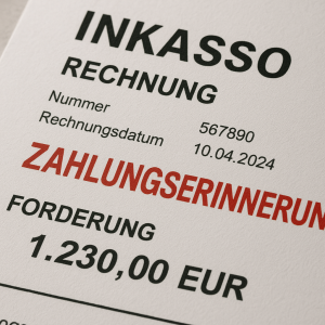 Eine Inkassorechnung Forderungsabwehr bei einem unberechtigten Inkassoschreiben