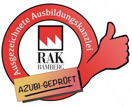 Auszeichnung der Rechtsanwaltskammer als "Azubi-geprüft"